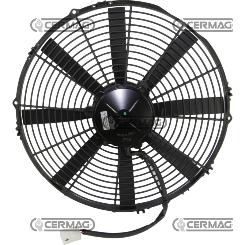 Elektrischer Ventilator – Saugspannung 12 V, Durchmesser 413 mm, kompatibel mit – 5370