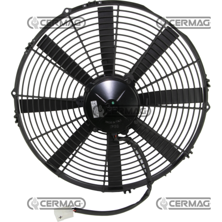 Ventilateur électrique - ASPIRATION Tension 12 V Diamètre 413 mm COMPATIBLE - 5370 | NewgardenAgri.com