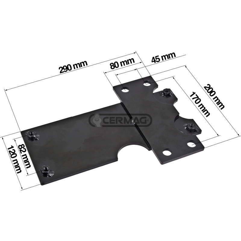 SITZANPASSUNGSPLATTE FÜR KOMPATIBLE FIAT-TRAKTOREN - 63476
