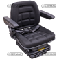 Siège SC85 avec suspension pneumatique à soufflet M97 avec ceintures fixes (Homologué) COMPATIBLE - 64995