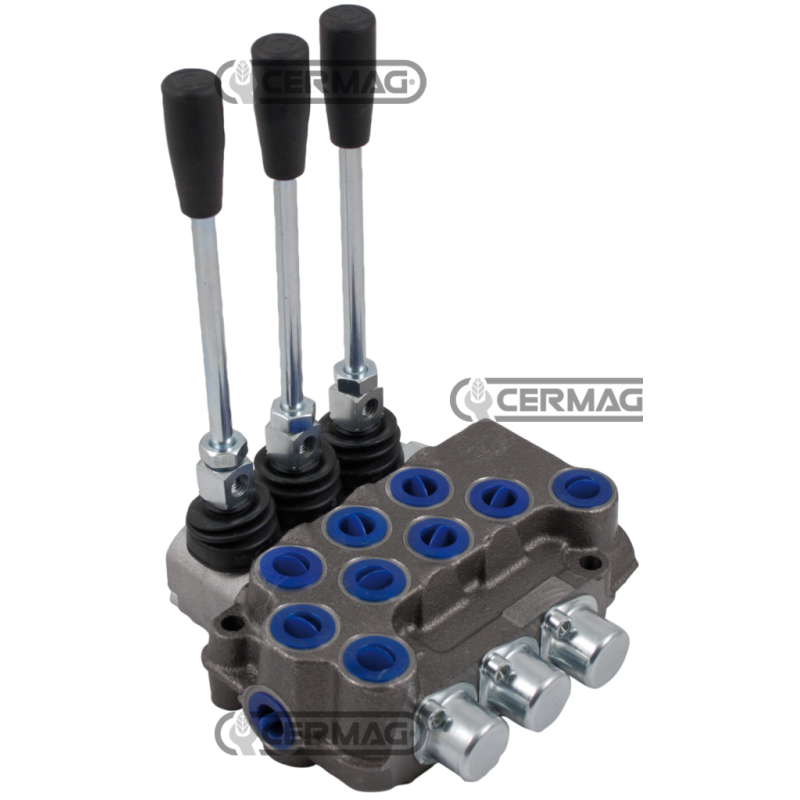 Distributeur 3 leviers prévu pour raccordements Gaz CARRY OVER 1/2" DE - DE - SI circuit COMPATIBLE - 81579 Distributeur 3 leviers prévu pour raccordements Gaz CARRY OVER 1/2" DE - DE - SI circuit COMPATIBLE - 81579