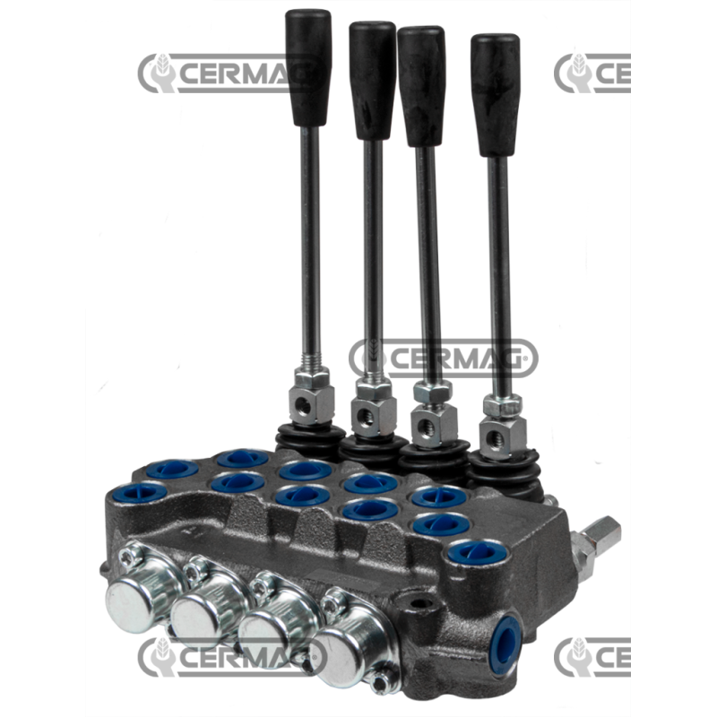 Distributore 4 leve predisposto per CARRY OVER Attacchi 3/8" Gas Circuito DE - DE - DE - SE COMPATIBILE - 81585