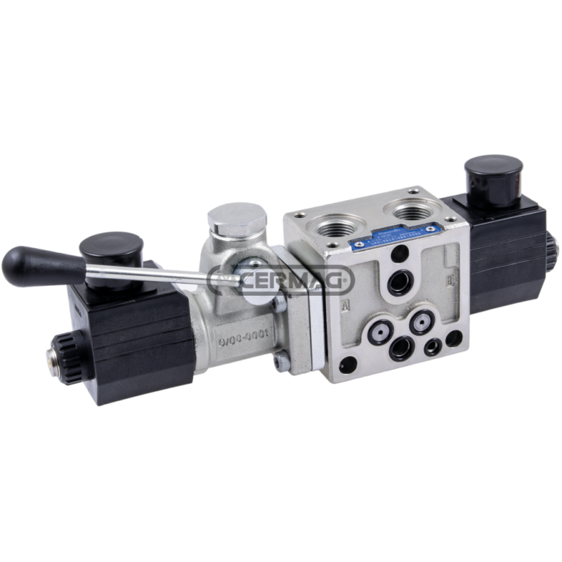 Elemento On-Off con LS y palanca - 12V para centro abierto COMPATIBLE - 84249