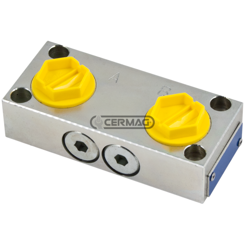bloc double vanne 120 bar COMPATIBLE - 84233