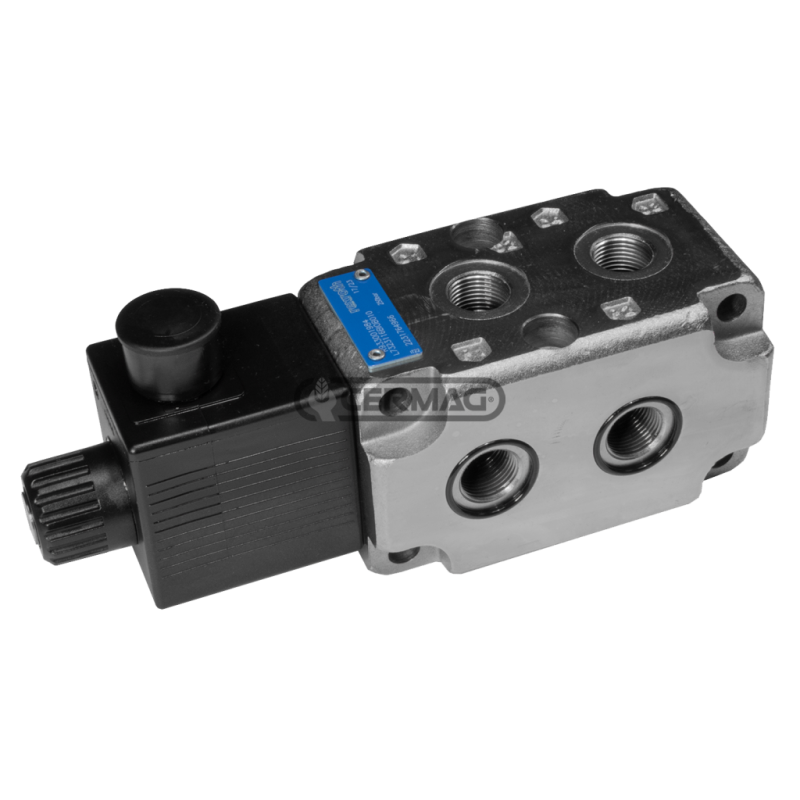 Selector eléctrico de 6 vías bridable serie VS241/F Conexión 3/8" Gas Voltaje 24 V COMPATIBLE - 82015