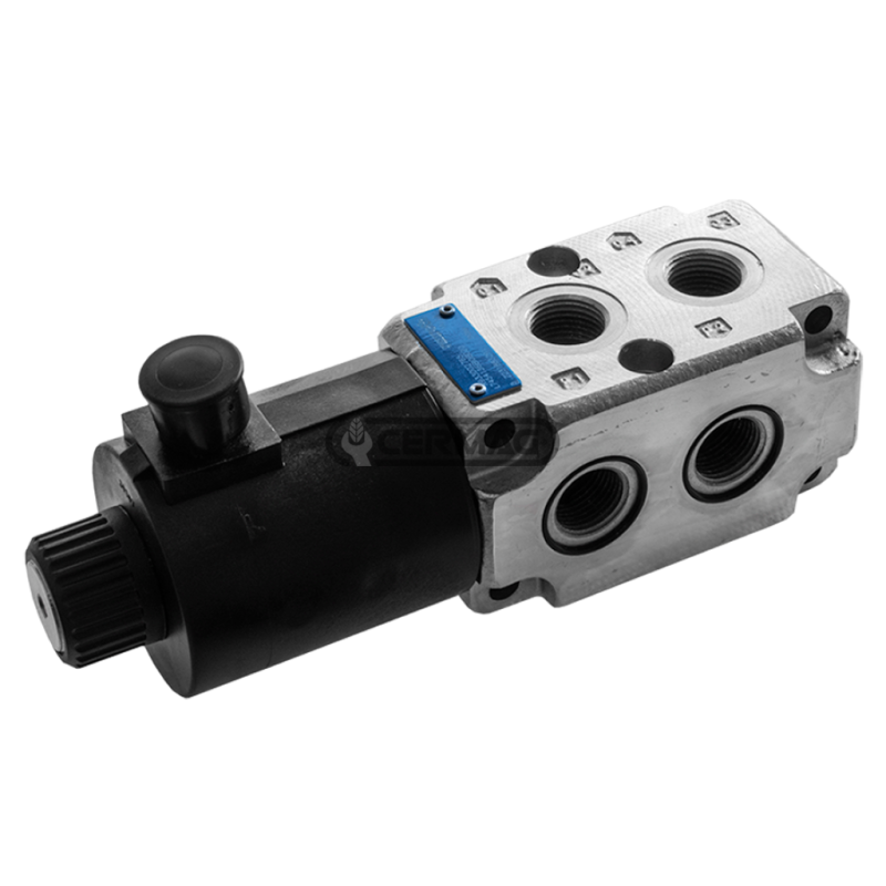 Selettore elettrico a 6 vie serie VS281/F flangiabile Attacco 1/2" Gas Tensione 24 V COMPATIBILE - 82016