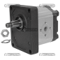 Bomba de engranajes GRUPO 2 Conicidad 1:8 Cilindrada 8 cc Rotación izquierda COMPATIBLE - 95133