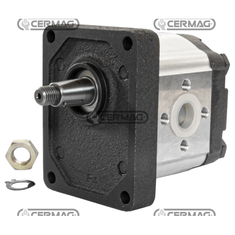 Gear pump GROUP 2 Taper 1:8 Displacement 11.2 cc Left rotation COMPATIBLE - 95135