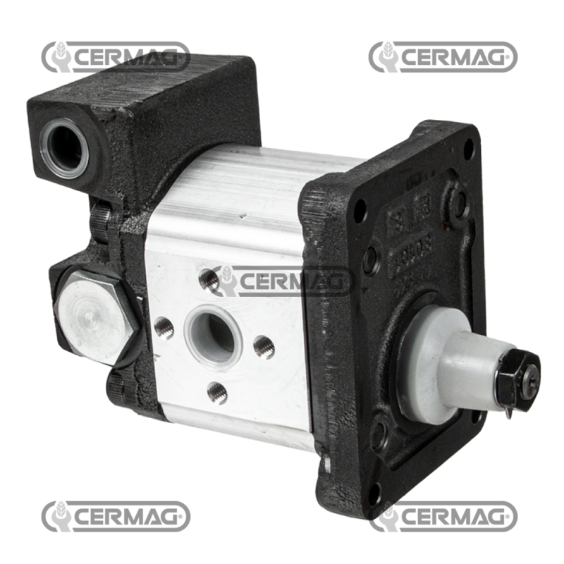 GROUP 2 gear pump with 2-way oil outlet regulator Displacement 19 cm³ COMPATIBLE - 80972 GROUP 2 gear pump with 2-way oil outlet regulator Displacement 19 cm³ COMPATIBLE - 80972