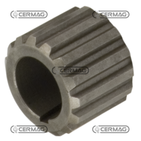 Casquillo con llave para bombas GRUPO 1 Perfil 35x31 mm Número de dientes 18 COMPATIBLE - 81642 | NewgardenAgri.com