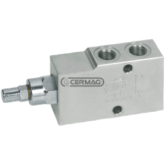 Verrouillage en ligne et vanne de contrôle de descente simple effet Raccords 1/2" COMPATIBLES GAZ - 82224 | NewgardenAgri.com