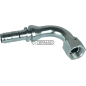 90° weiblicher O-Ring-Anschluss mit Widerhakenmutter. Rohr 1"1/2 Zoll Gewinde – T 1"1/2 Gas KOMPATIBEL – 81885