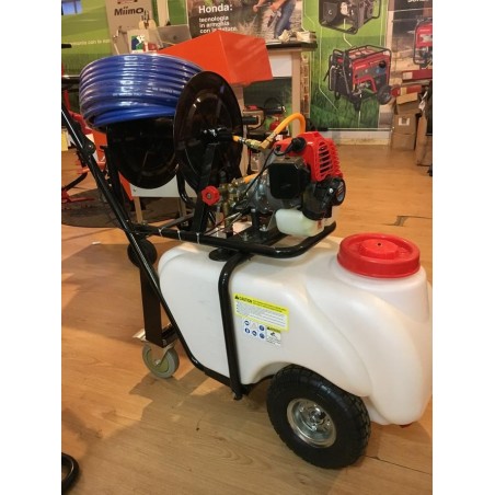 Carriola per irrorazione CAR60L 2T EL pompa in ottone OG257 motore OG26 2T 26 cc | NewgardenAgri.com