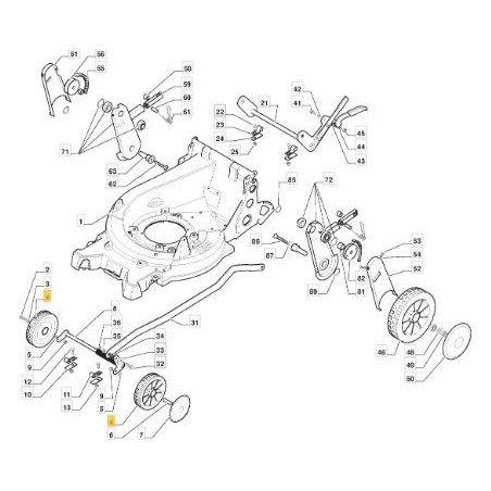 Mécanisme d'embrayage pour tracteur série TN 75 90 4 cylindres FIAT NEW HOLLAND 15796 | NewgardenAgri.com