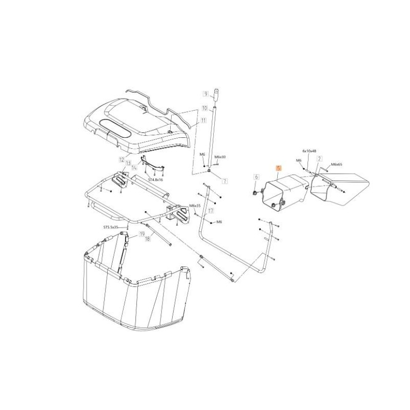 POT D'ÉCHAPPEMENT D'ORIGINE EMAK TS000053R