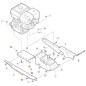 SECHSKANTMUTTER M 8 ZIGR. FLANG. DIN 6923 ZNB (C:10PZ) ORIGINAL EMAK 3933032R