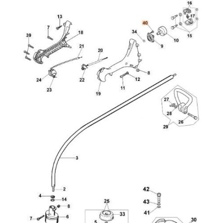 TORNILLO EMAK ORIGINAL 3960087AR | NewgardenAgri.com