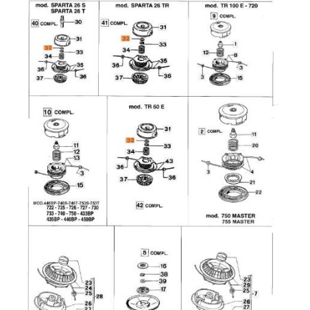 ANELLO ORIGINALE EMAK 3064004AR | NewgardenAgri.com