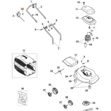 ORIGINAL EMAK SCREW 66050036 | NewgardenAgri.com