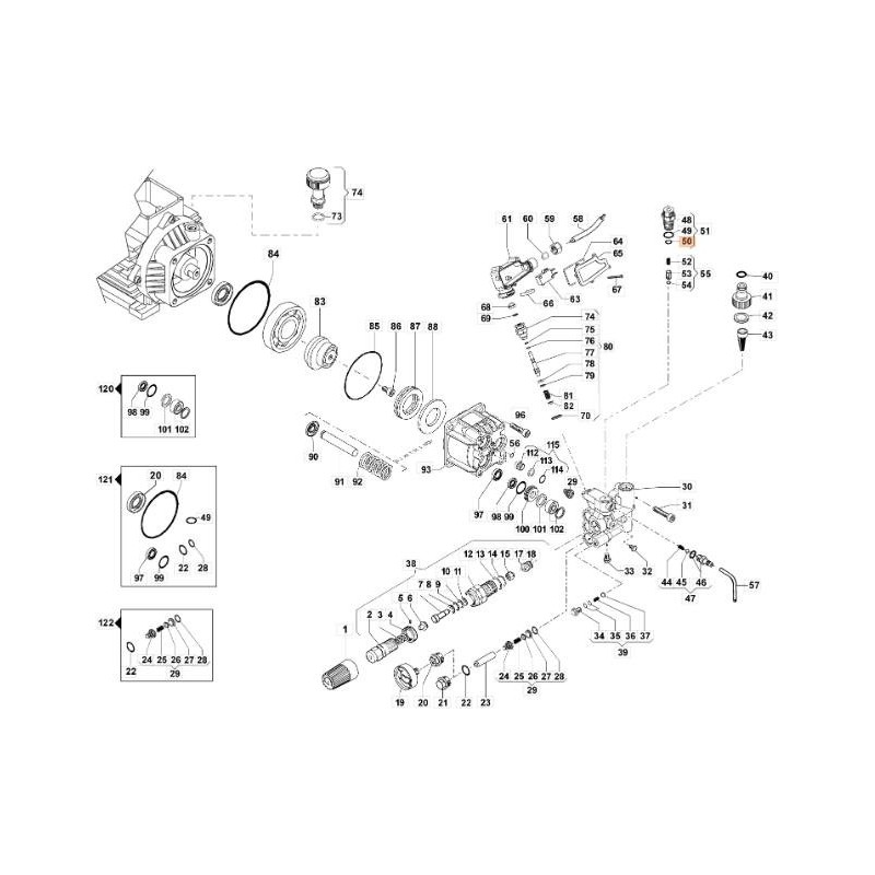ORIGINAL EMAK CH12100040 O-RING