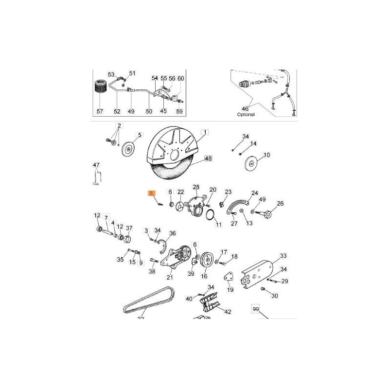 ORIGINAL EMAK SCREW 3806022R