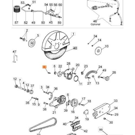 ORIGINAL EMAK SCREW 3806022R | NewgardenAgri.com