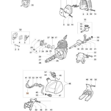 TUBO EMAK ORIGINAL 4162316R | NewgardenAgri.com