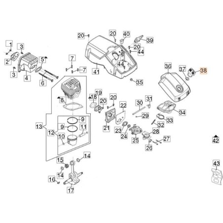 ORIGINAL EMAK KNOPF 50300001R | NewgardenAgri.com