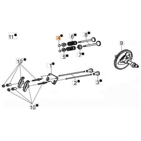 VÁLVULA ORIGINAL EMAK L66150364 | NewgardenAgri.com