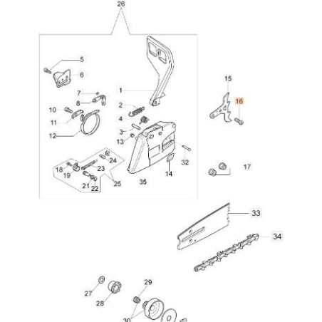 ORIGINAL EMAK SCREW 3960098R | NewgardenAgri.com