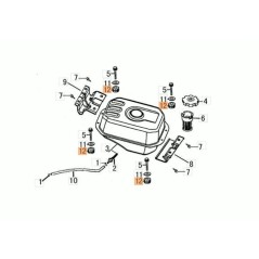 ORIGINAL EMAK ANTI-VIBRATION L66151883 | NewgardenAgri.com