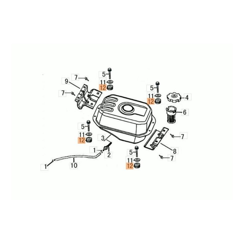 ANTIVIBRATIONS EMAK ORIGINAL L66151883