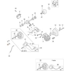 ÉCROU HEXAGONAL BAS 6S M 8X1 UNI5589-DIN936 ZNB (C:10) ORIGINAL EMAK 3911014R | NewgardenAgri.com