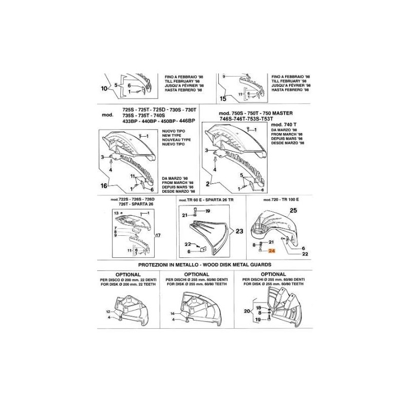 TORNILLO EMAK ORIGINAL 3801013R