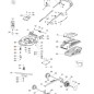 Lave-tondeuse à gazon OLEOMAC MAX48TBS MAX48PK ORIGINAL 66060038R