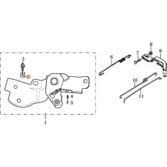 CLIP DE CABLE EMAK ORIGINAL L66150378 | NewgardenAgri.com