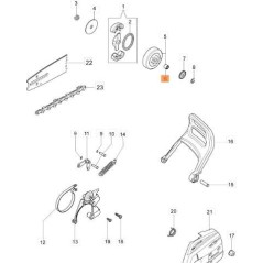 ROLLER BEARING 08X12X10 HK 0810 (MICAR) ORIGINAL EMAK 3037024R | NewgardenAgri.com