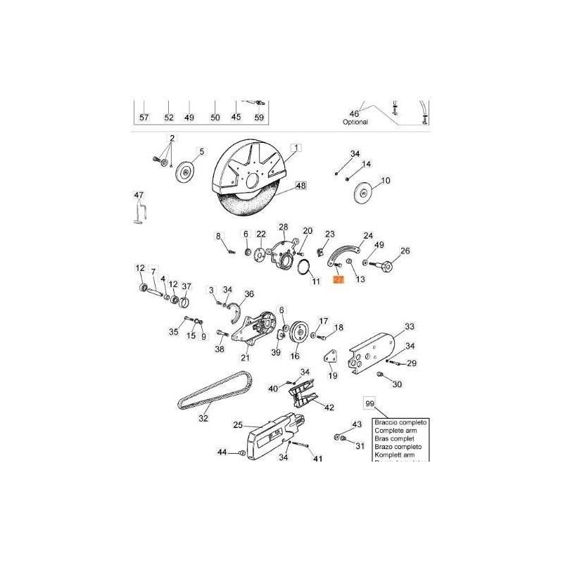 ORIGINAL EMAK SCREW 3906045R