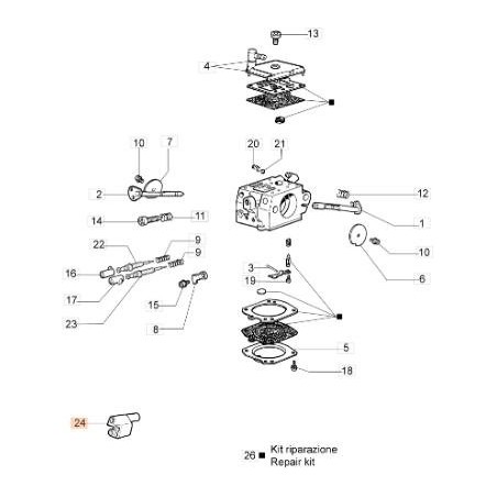 ORIGINAL EMAK SCREW GUIDE 50010125 | NewgardenAgri.com