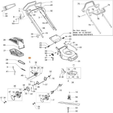 RESORTE ORIGINAL EMAK 66070652R | NewgardenAgri.com