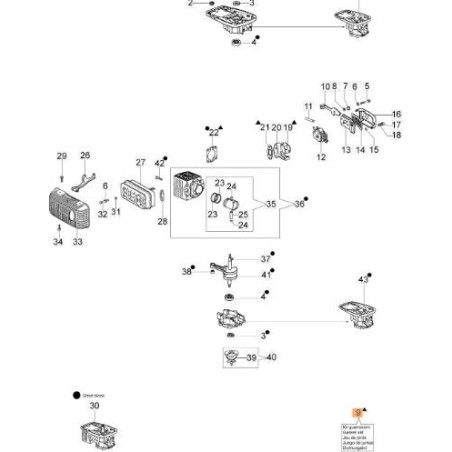 ORIGINAL EMAK GASKET KIT 375200087 | NewgardenAgri.com
