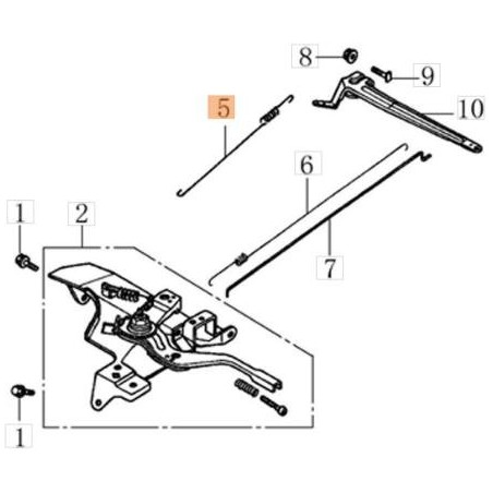 ZUGFEDER FÜR ORIGINAL EMAK VERGASER L66151866 | NewgardenAgri.com