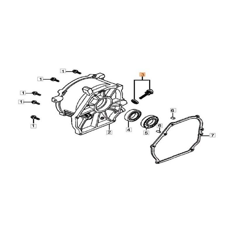 BOUCHON D'HUILE D'ORIGINE EMAK L66152106