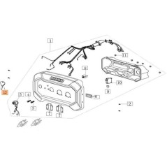 LLAVE DE ARRANQUE EMAK ORIGINAL L66152186 | NewgardenAgri.com