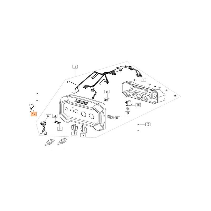 LLAVE DE ARRANQUE EMAK ORIGINAL L66152186