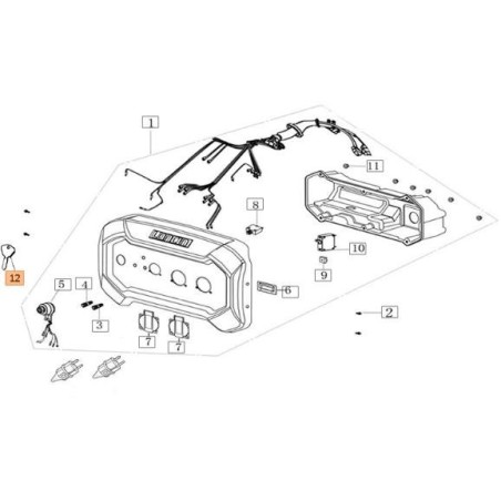 LLAVE DE ARRANQUE EMAK ORIGINAL L66152186 | NewgardenAgri.com