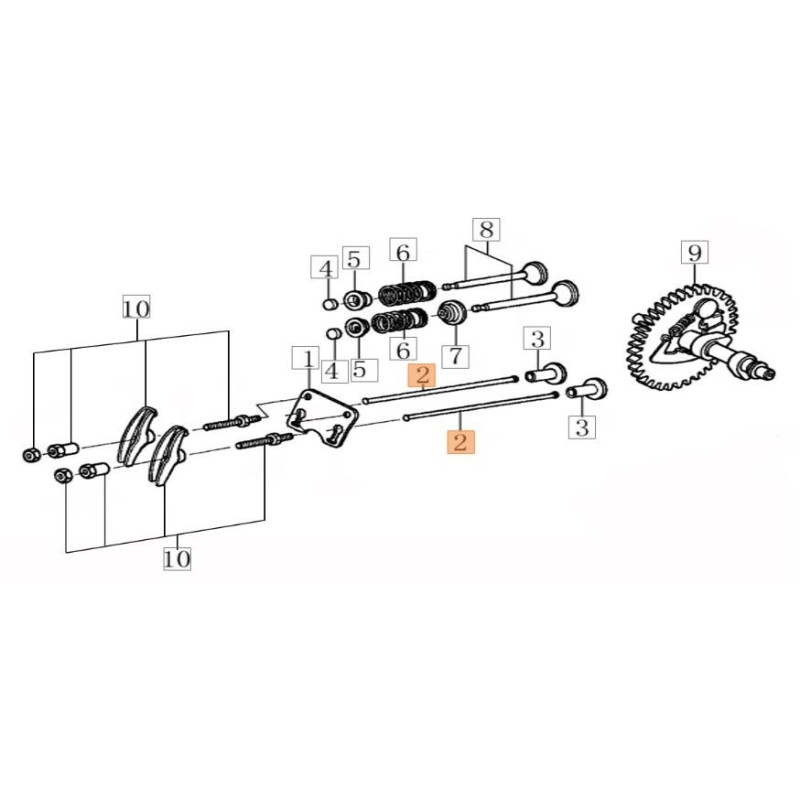 ORIGINAL EMAK BALANCE ROD L66152126