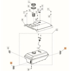 ORIGINAL EMAK ANTI-VIBRATION L66152711 | NewgardenAgri.com