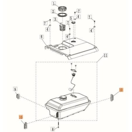 ANTIVIBRACIÓN ORIGINAL EMAK L66152711 | NewgardenAgri.com
