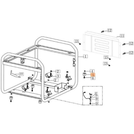 ANTIVIBRACIÓN ORIGINAL EMAK L66152204 | NewgardenAgri.com
